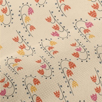 Cute Little Lily Of The Valley Performance Linen