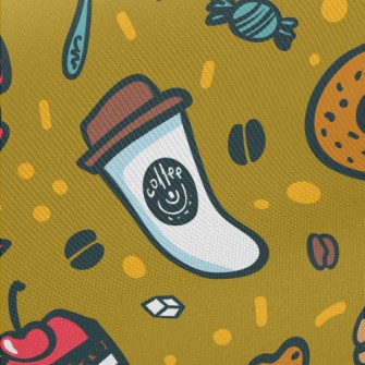 Coffee Donut Cake Twill