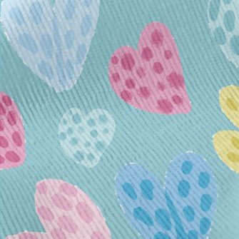 Irregular Dotted Love Heart Standard Corduroy
