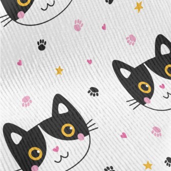 Shy Blushing Black Cat Standard Corduroy