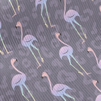 Fashion Leopard Print Flamingo Standard Corduroy