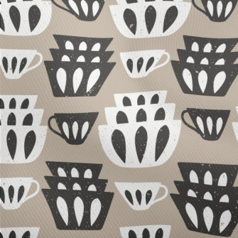 Simple Cups, Bowls And Plates Dobby