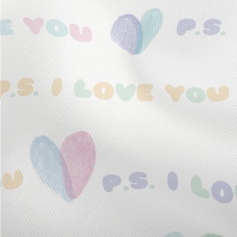 Pastel Love Text Dobby