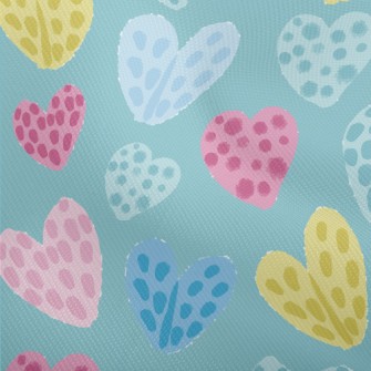 Irregular Dotted Love Heart Dobby