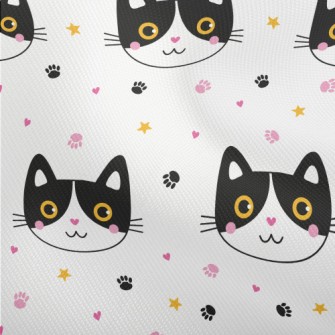 Shy Blushing Black Cat Dobby