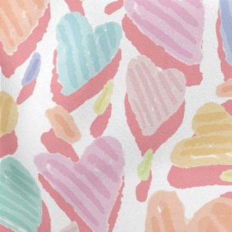 Colorful Love Lines Stretch Ponte