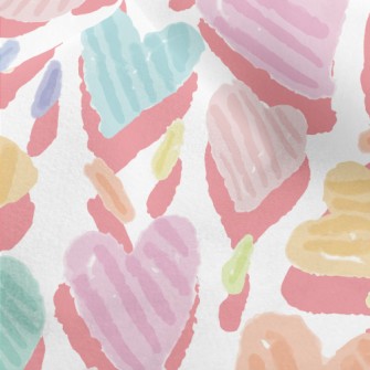 Colorful Love Lines Micro Fleece