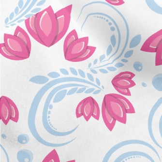 Totem Art Small Flower Micro Fleece