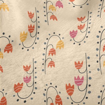 Cute Little Lily Of The Valley Minky