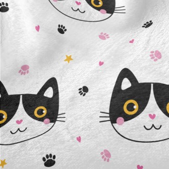 Shy Blushing Black Cat Minky