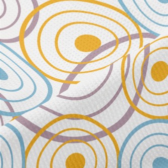 Psychedelic Circles Piqué