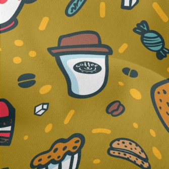 Coffee Donut Cake Lightweight Performance Linen