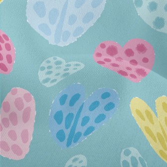 Irregular Dotted Love Heart Lightweight Performance Linen
