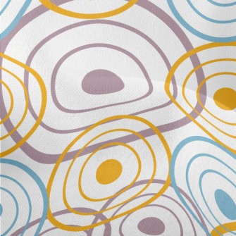 Psychedelic Circles Lightweight Performance Linen