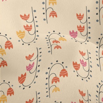 Cute Little Lily Of The Valley Lightweight Performance Linen