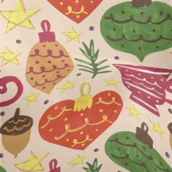 Christmas Tree Decorations Lightweight Performance Linen