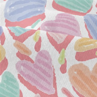 Colorful Love Lines Modern Jersey