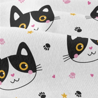 Shy Blushing Black Cat Modern Jersey