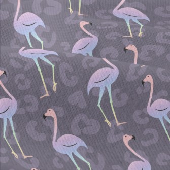 Fashion Leopard Print Flamingo Modern Jersey