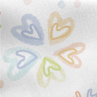 Love Patchwork Lucky Clover Jersey Backed Fleece