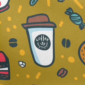 Coffee Donut Cake Pongee