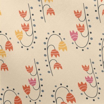 Cute Little Lily Of The Valley Pongee