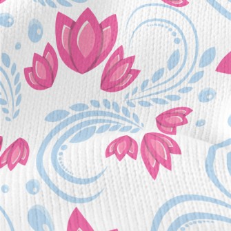 Totem Art Small Flower Stretch Jersey