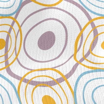 Psychedelic Circles Stretch Jersey