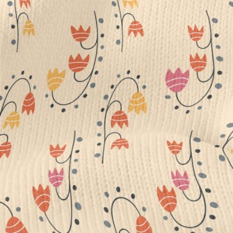 Cute Little Lily Of The Valley Stretch Jersey