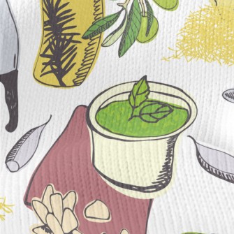 All-purpose Pesto Stretch Jersey
