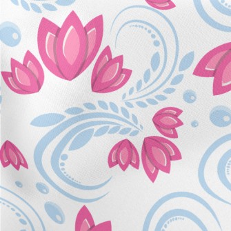 Totem Art Small Flower Lightweight Cotton Poplin