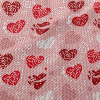 Lace Heart Birdseye Piqué