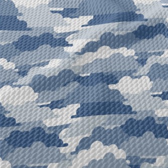 Layers Of Clouds Birdseye Piqué