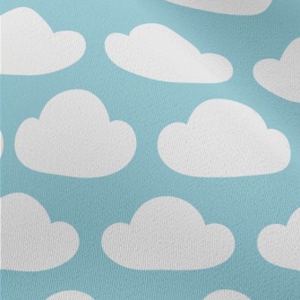 Clear Sky With White Clouds Chiffon