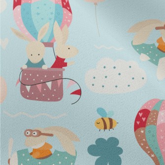 Rabbit Hot Air Balloon Chiffon