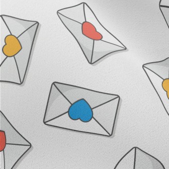 Love Sticker Envelope Chiffon