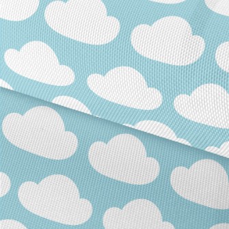 Clear Sky With White Clouds Waterproof Oxford