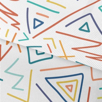 Triangle Line Chart Waterproof Oxford