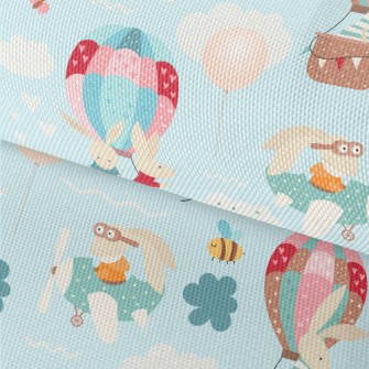 Rabbit Hot Air Balloon Waterproof Oxford