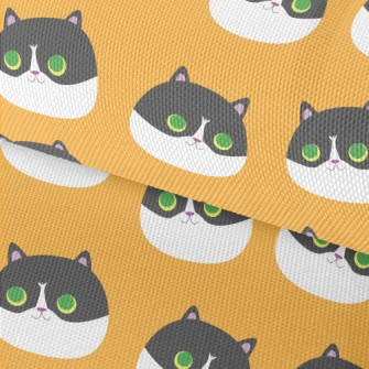 Super Cute Big-eyed Kitten Waterproof Oxford