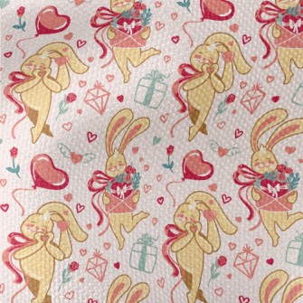 Love Shy Rabbit Waterproof Canvas