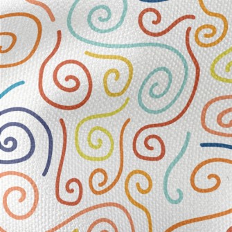 Curved Lines Waterproof Canvas