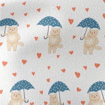 Love Umbrella Cat Waterproof Canvas