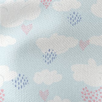 Little Love White Clouds Waterproof Canvas