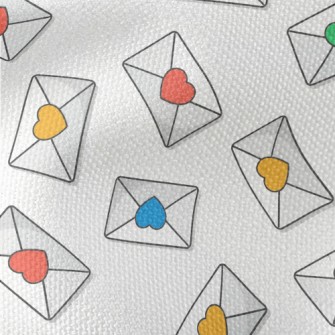 Love Sticker Envelope Waterproof Canvas