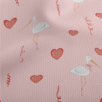 Love Lover Big Bird Athletic Mesh Flat Back