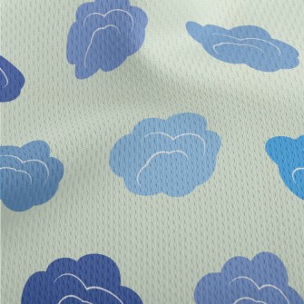 Gradient Clouds Athletic Mesh Flat Back