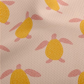 Slow Crawling Turtle Athletic Mesh Flat Back