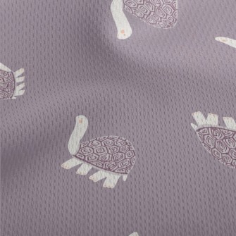 Cute Little Turtle Athletic Mesh Flat Back