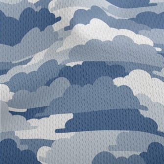 Layers Of Clouds Athletic Mesh Flat Back